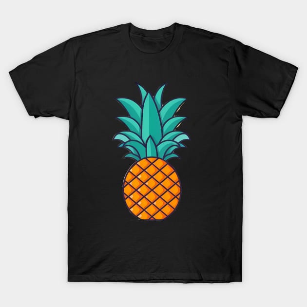 Simple Pineapple, Love Fruits T-Shirt by dukito